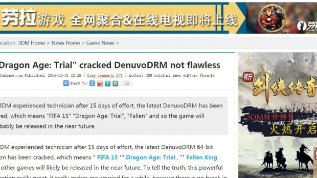 Denuvo has been cracked