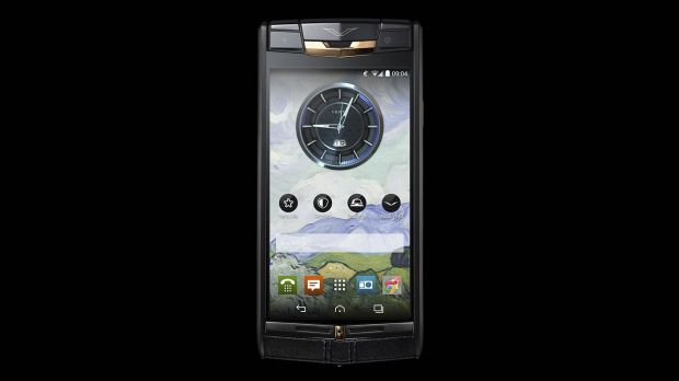 Vertu Pure Jet Red Gold (front)