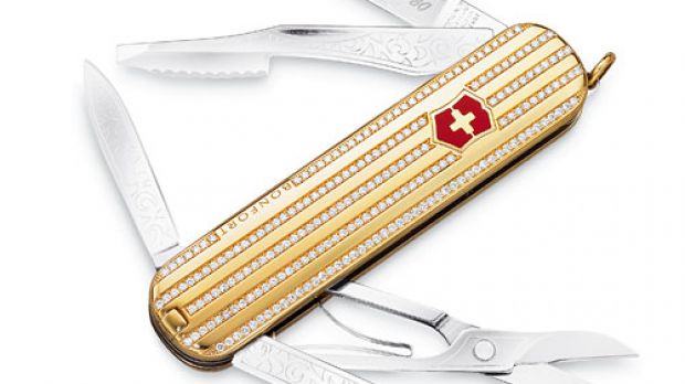 The Victorinox Yellow Gold Swiss Army Knife