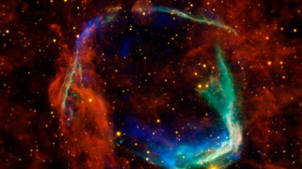 Multicolored view of supernova remnant  RCW 86