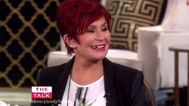 Sharon Osbourne's fake tooth came out on her show, The Talk