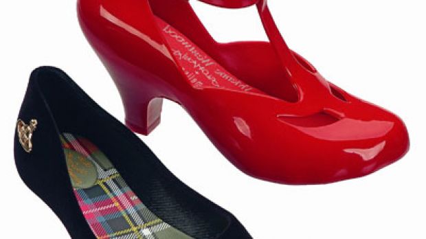 The two new Vivienne Westwood Anglomania   Melissa PVC designs