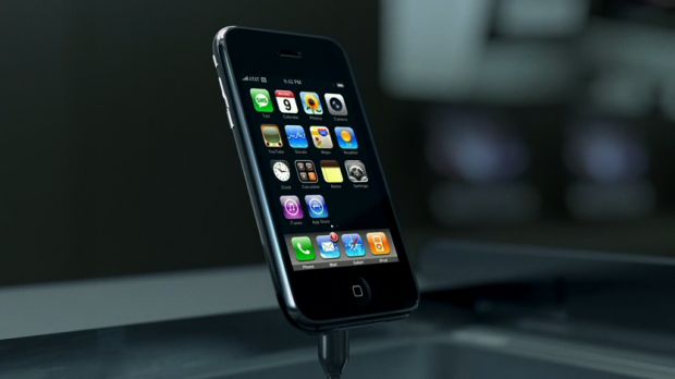 A screenshot from the iPhone 3G commercial
