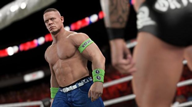 John Cena's menacing look