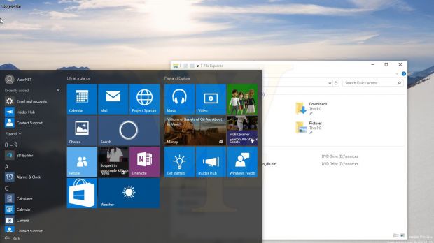 Windows 10 Build 10125 Screenshots Leaked