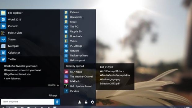 Classic mode for the Windows 10 Start menu