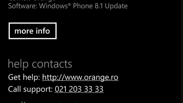 Windows Phone 8.1 Update version