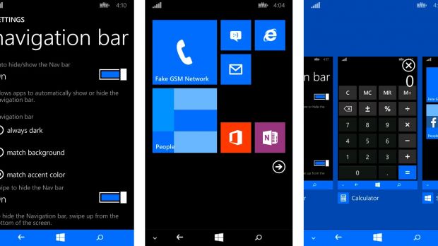 Windows Phone 8.1 screenshots