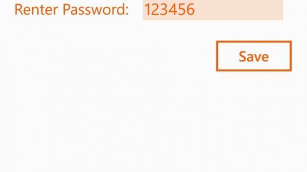 One Locker password setup