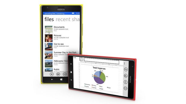 Nokia Lumia 1520 running Windows Phone