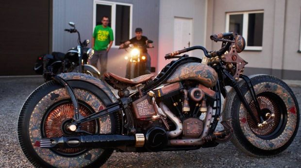 The Recidivist is the world's first inked bike