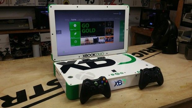 Xbook Duo laptop has two gaming consoles on the inside
