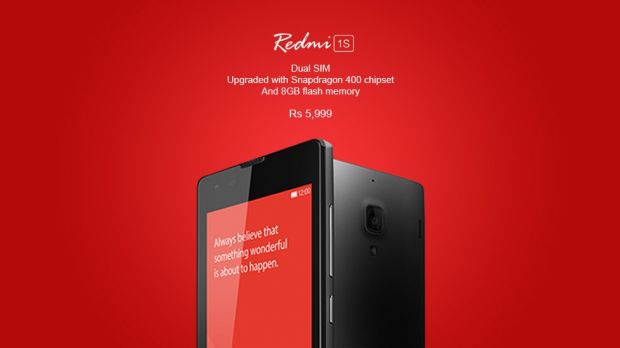 Xiaomi Redmi 1S at Flipkart in India