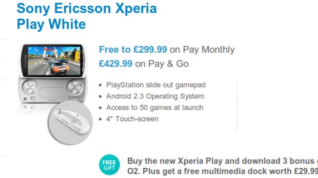 Xperia PLAY now for sale at O2 UK