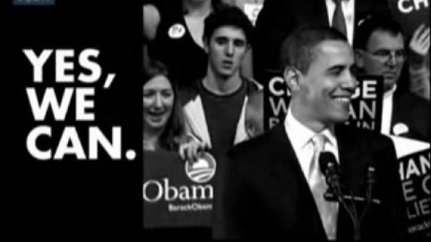 A YouTube video of Democratic presidential candidate Barack Obama