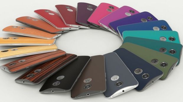 Moto X is offered in a slew of colors