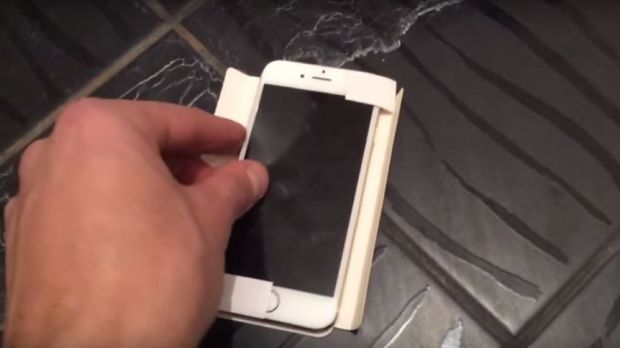 The smaller iPhone looks exactly like its bigger brothers