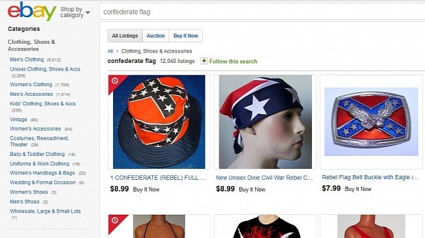 There are still some confederate related products popping up on eBay