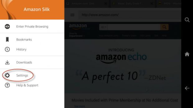 Amazon's Silk browser