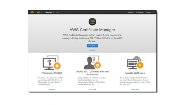 Amazon launches AWS Certificate Manager
