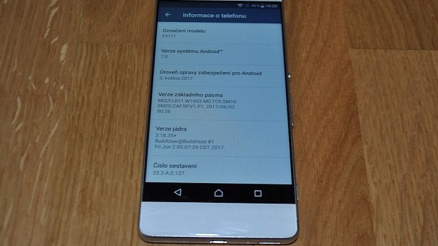 Sony Xperia XA with Android 7.0