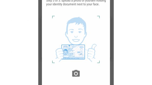 Acecard trojan asking for a selfie with your ID