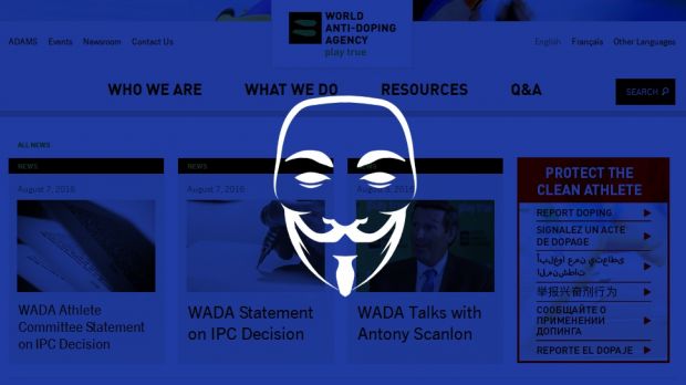 Anonymous hacks WADA, TAS