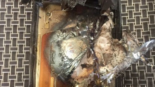 Burned Reliance LYF phone