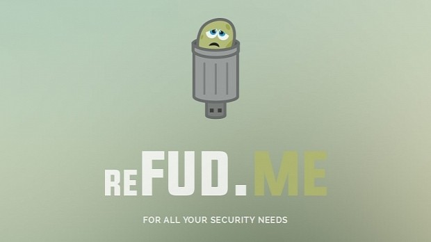 reFUD.me website landing page