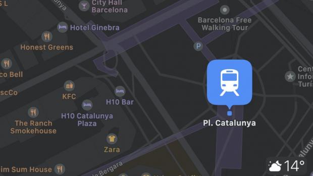 Apple Maps transit update in Europe