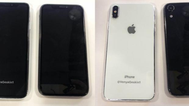 New iPhone XS Plus next to the 6.1-inch LCD model