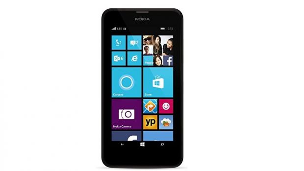 Nokia Lumia 635 frontal view