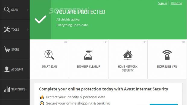 Avast Free Antivirus 2015 with Windows 10 preview support