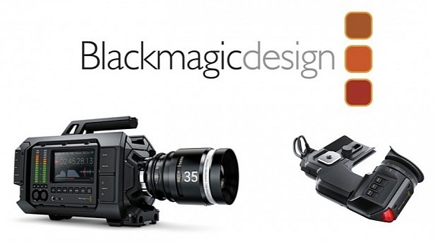 Blackmagic URSA camera with Viewfinder