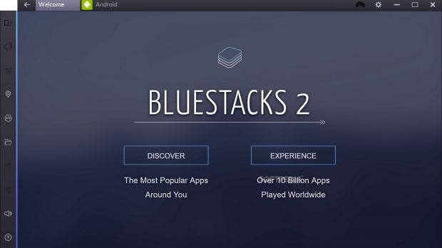 bluestacks android application launcher