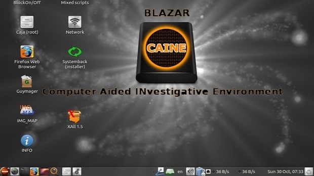 Caine 8 0 Blazar Gnu Linux Os Provides A Complete Digital