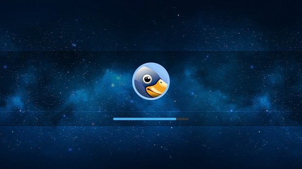 Calculate Linux Scratch 15 KDE 5 loading screen