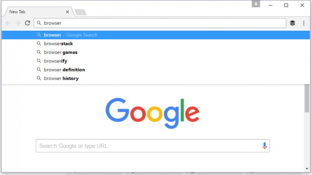 Search suggestions for Chrome