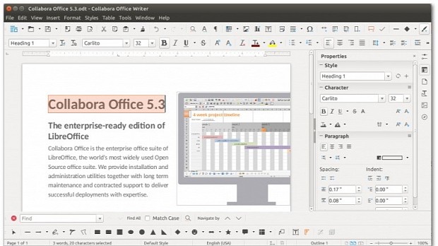 Collabora Office 5.3 - Writer