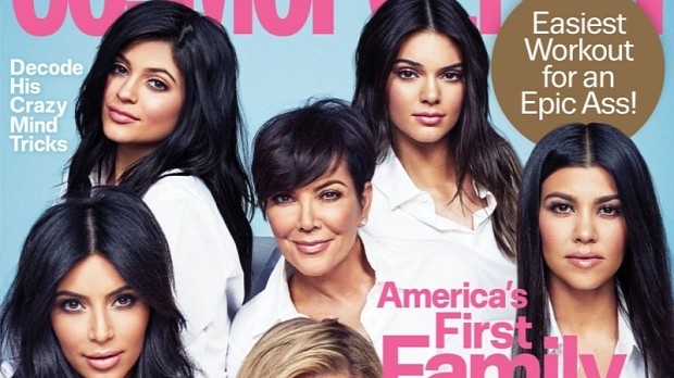 The Kardashians land the cover of Cosmopolitan for the 50th anniversary of the magazine