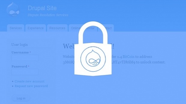 Drupal sites targeted by new ransomware variant
