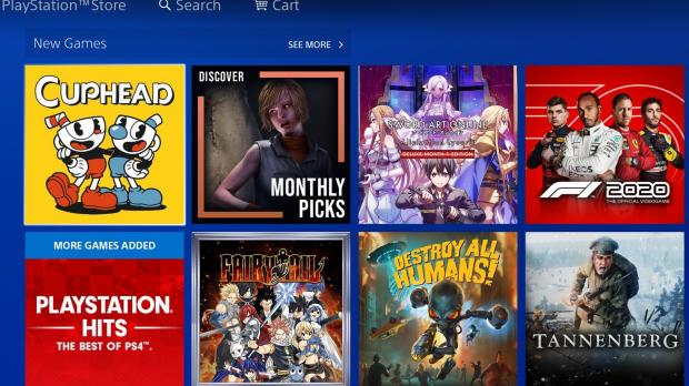 Cuphead listed in the PlayStation Store