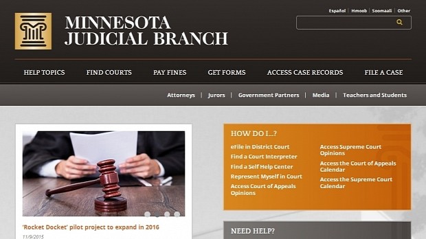 Minnesota Judicial Branch website under attack