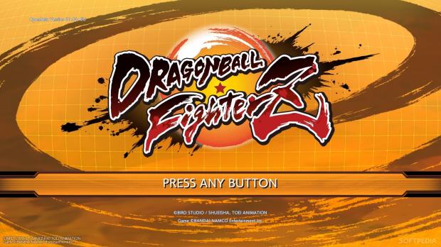 Dragon Ball FighterZ title screen