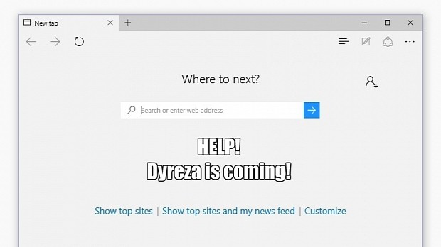Dyreza adds support for Edge browsers