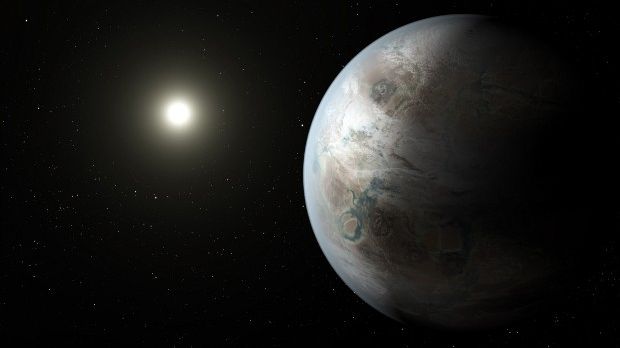 Artist's depiction of Kepler 452b