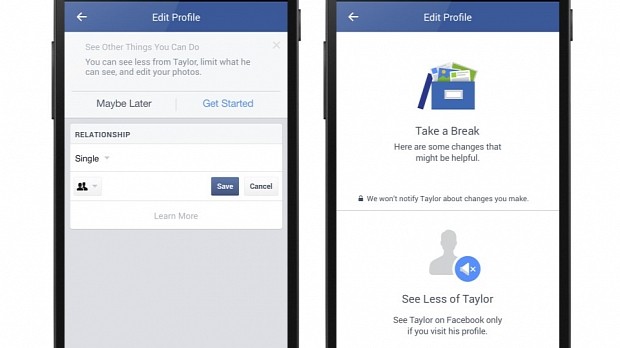 Facebook adds support for post-breakup settings