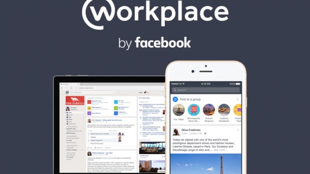 Facebook Workplace mockups