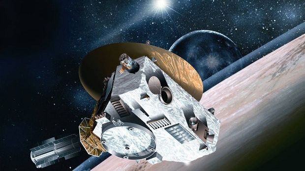 Artist's rendering of the New Horizons probe