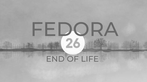 Fedora 26 end of life